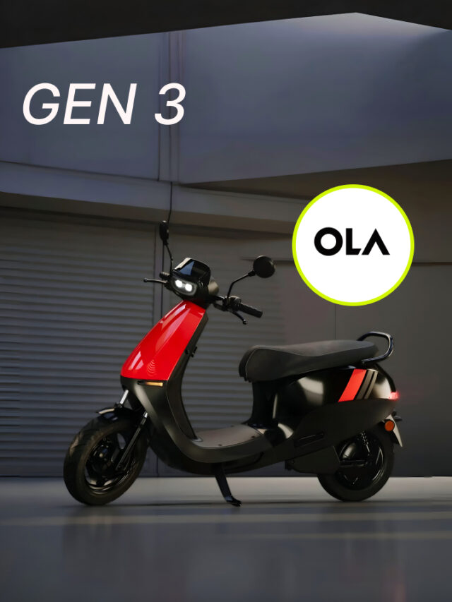 Ola Unveils Gen 3 E-Scooters with 320km Range!